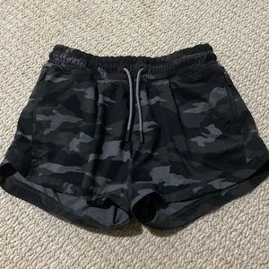 camo athleta girl shorts